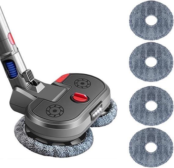 Replacement Electric Mop Head, Suitable For Dyson Vacuum Cleaner V7/v8/v10/v11 Replacement Electric Mop Head, Suction And Mop Integrated, Dry Mop Wet Mop, Mopping Cleaning Head