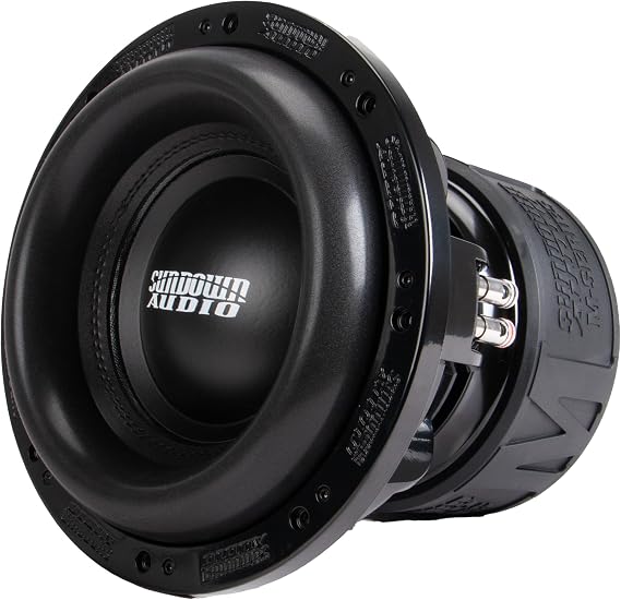 Sundown Audio M-10 D2 10" Car Subwoofer 2000W RMS/4000W Peak, Dual 2-Ohm, 3" Aluminum VC, 35mm Xmax, Mega-Roll Surround, Low-Distortion Bass for Pro Systems