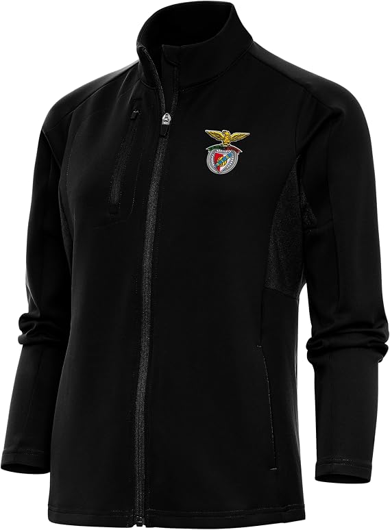 Antigua Benfica Womens Genesis Full Zip Jacket Black MD Benfica