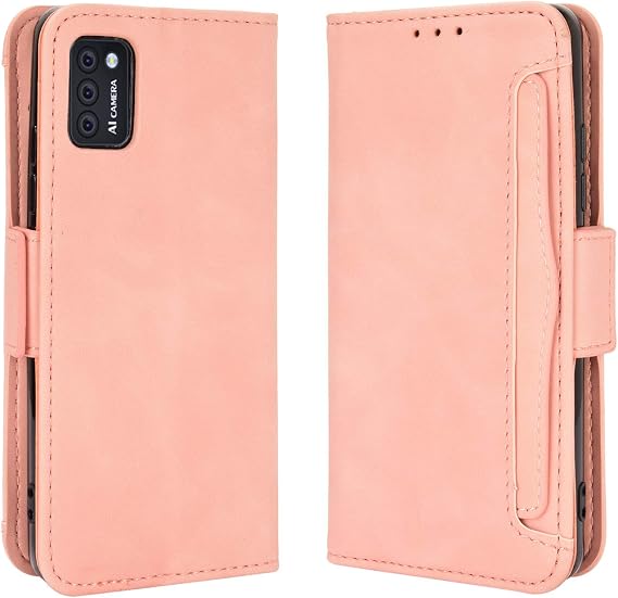 Cover Compatible with Cubot Note 7 [Dual Card Slot][Flip Stand][Phone Case][Magnetic Clasp] Wallet Pink