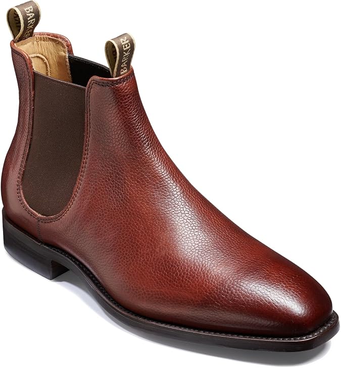BARKER Mansfield Handcrafted Men's Chelsea Boot - Premium Handmade Leather Chelsea Boots for Stylish Comfort