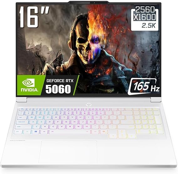 Lenovo Legion 7i 16" Gaming Laptop, WQXGA 165Hz OLED Display, Intel Core Ultra 7 255HX, 20-core, NVIDIA GeForce RTX 5060, 32GB DDR5 RAM, 2TB SSD, Wi-Fi 7, RGB Backlit, Windows 11, EAT 16GB USB Pen