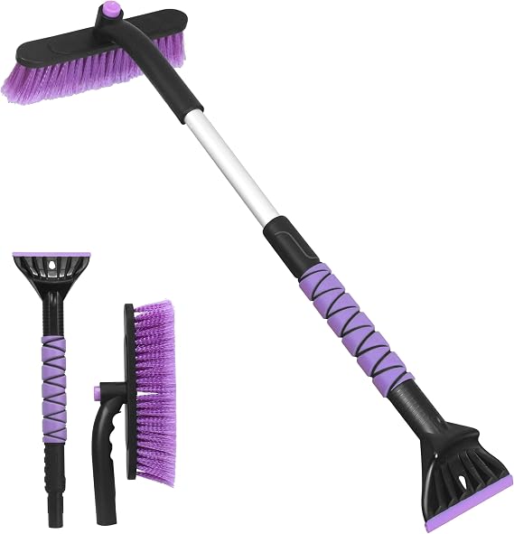 Gardzen 32" Snow Brush and Ice Scraper
