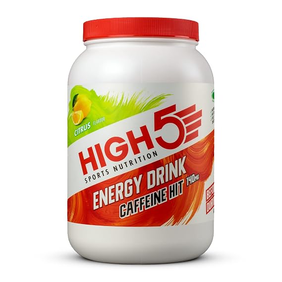 High 5 Unisex Adult Citrus Energy Drink With Caffeine - Multi-Colour, 1.4 kg