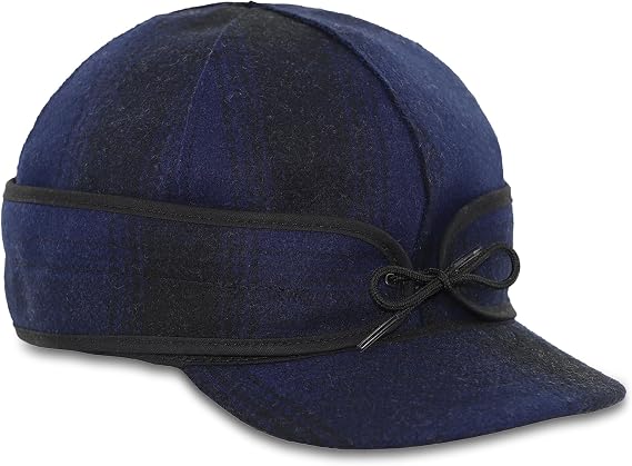 Stormy Kromer The Original Cap | Wool Blend Hat, Warm Winter Outdoor Cap with Flannel Lining, Earflaps, for Men and Women