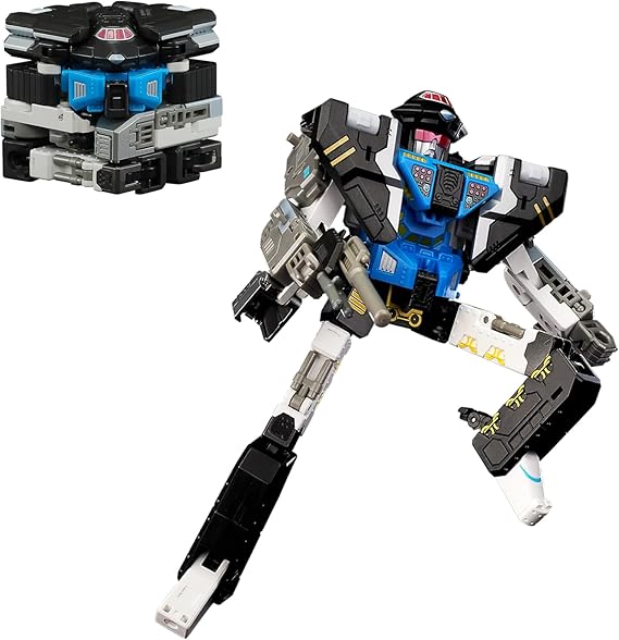 BEASTBOX INFINITYBOX 1/4 Squad Firepower ROBO Deformation Toys Action Figure, Converting Toys in Mecha and Cube, Perfect Birthday Party Gift for Teens and Adults