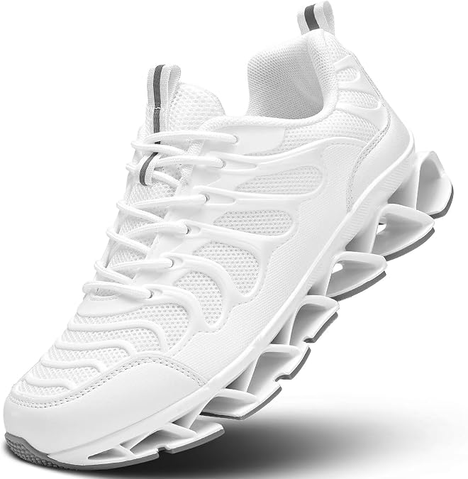 Mens Fashion Athletic Sport Running Tennis Sneakers Blade Non Slip Breathable Mesh Casual