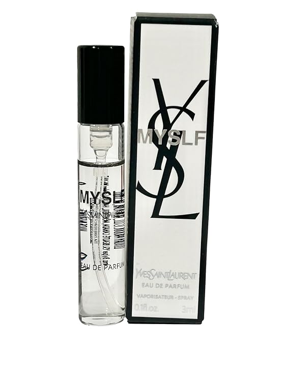 YVES SAINT LAURENT YSL Men MYSLF SPRAY Perfume MINI SMALL TRAVEL SIZE 3 ml / 0.1 Fl oz, Black