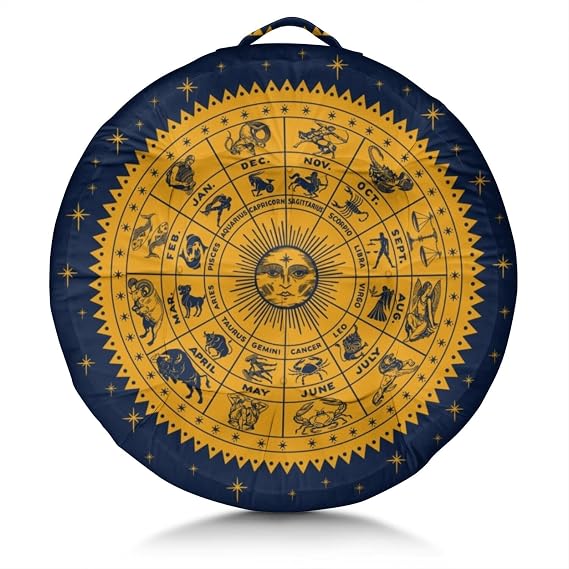 Meditation Cushion, Floor Pillows for Sitting, Meditation Pillow for Tatami Living Room, Yoga Sitting, Floor Pillow in Home & Outdoor, Memory Foam Added, 22x22 Inch