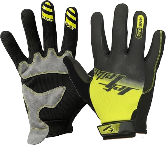 Jettribe Jet Ski PWC Gloves GP-30 Series - Breathable Full Finger Gloves for Men, Women, and Youth - Enhanced Grip and Comfort for Ultimate Watercraft Riding Experience