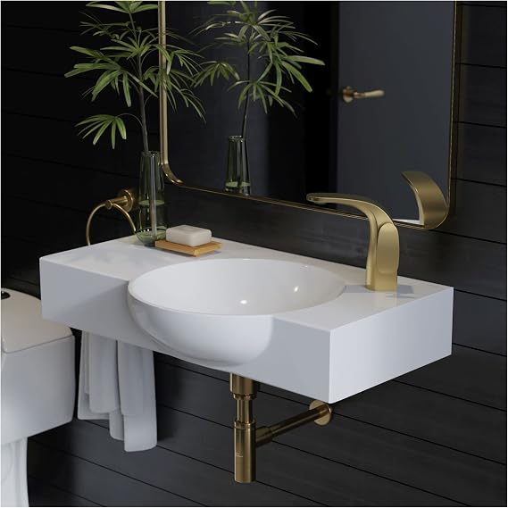 Swiss Madison Chateau 30" Wall-Mount Bathroom Sink