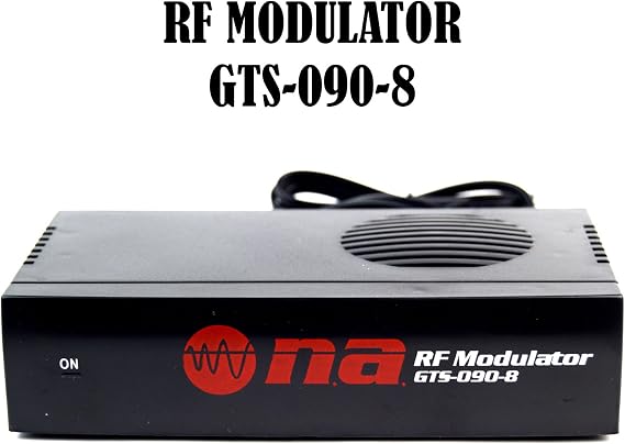 New Nippon Universal RF Modulator RCA Audio Video to Coaxial Coax F with S Video
