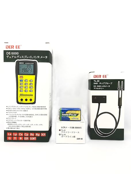De-5000 High Accuracy Handheld LCR Meter with Tl-21 Tl-22