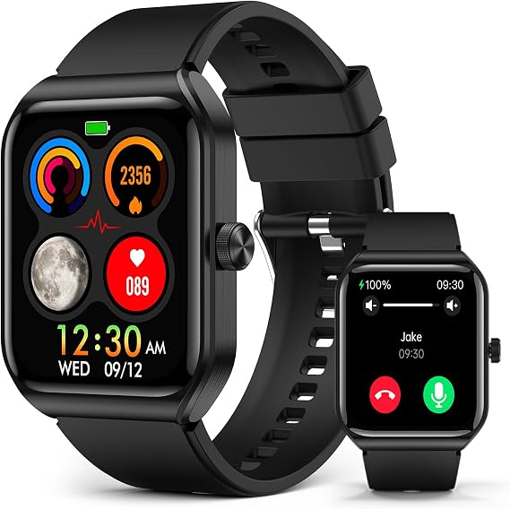 Smart Watches for Women with Bluetooth Call,1.91" Smartwatch with Heart Blood Oxygen/Rate/Blood Pressure/Sleep Monitor,100+ Sports Mode Fitness Tracker,IP67 Waterproof for Watch