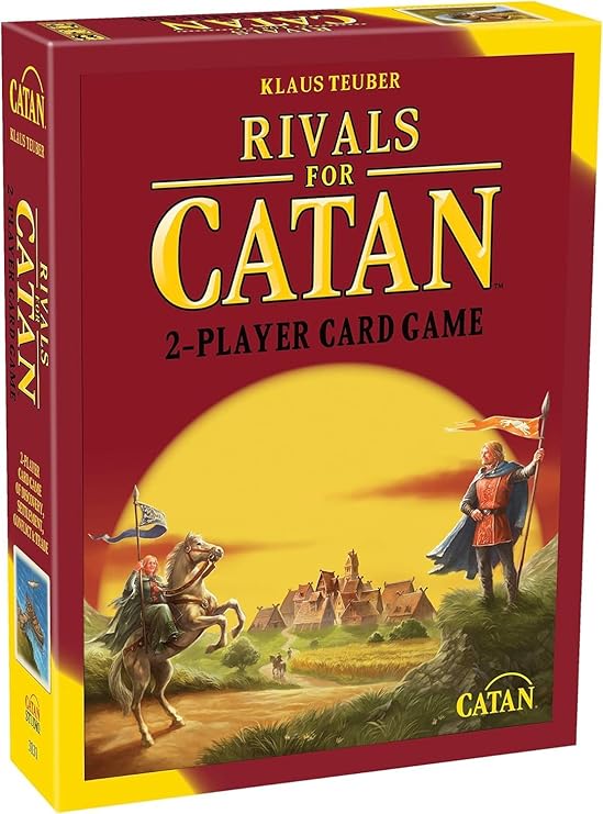 CATAN Rivals for CATAN Card Game - Build, Trade and Conquer! Strategy Game, Family Fun for Kids and Adults, Ages 10+, 2 Players, 45-60 Minute Playtime | Build, Trade and Conquer in the World of CATAN, Strategy Game for Kids & Adults, Ages 10+, 2 Players, 45-60 Mins