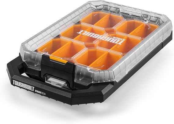 ToughBuilt StackTech - Compact Low Profile Organizer, TB-B1-O-10C