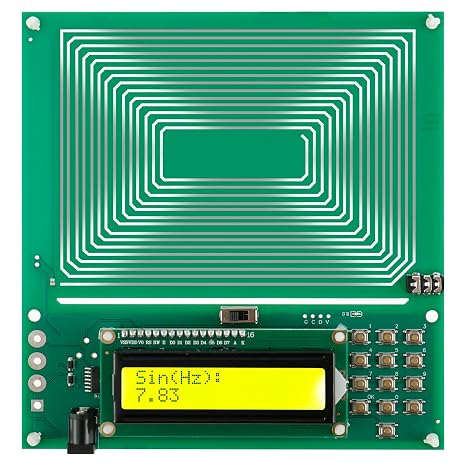 0.01Hz~300000Hz Adjustable Schumann Sine Wave Resonance Generator, 7.83Hz Stable Reverse Square Wave Generator, Ultra Low Frequency Pulse Generator for Relexation Sleep
