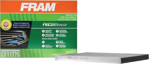 FRAM Fresh Breeze Cabin Air Filter with Arm & Hammer Baking Soda, CF11775 for Ford Vehicles