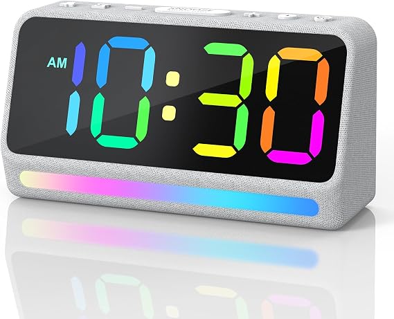 REACHER Extra Loud Alarm Clock for Heavy Sleepers Adults, Kids and Teens