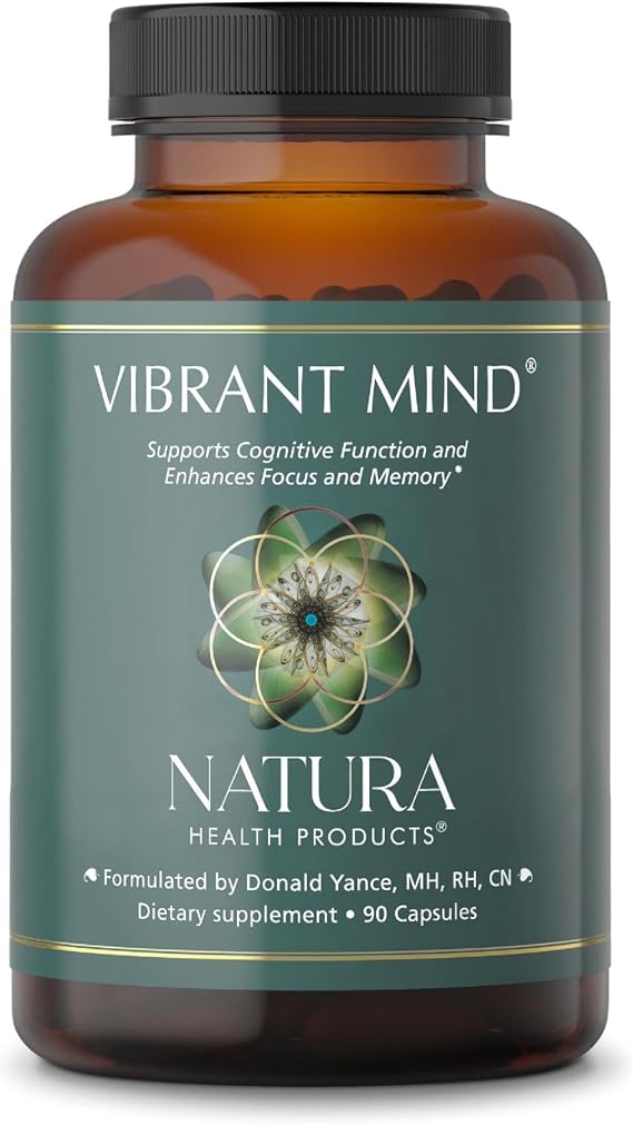 Natura Health Products Vibrant Mind Nootropic Memory & Focus 90 Capsules
