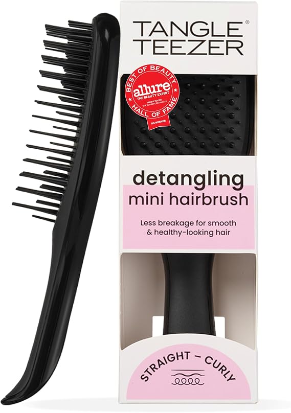 Tangle Teezer Ultimate Detangler Mini Black Sac Fircasi, TT/WET/MINI/LIQBLACK