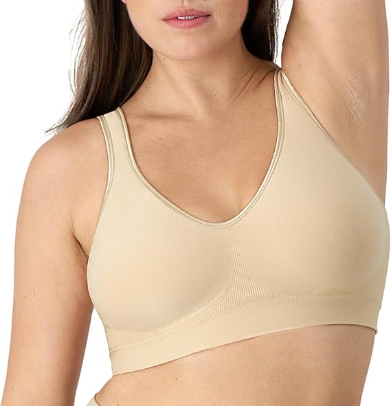 Bali Women's Wireless Bra, Comfort Revolution Seamless T-Shirt Bras for Women, ComfortFlex Fit