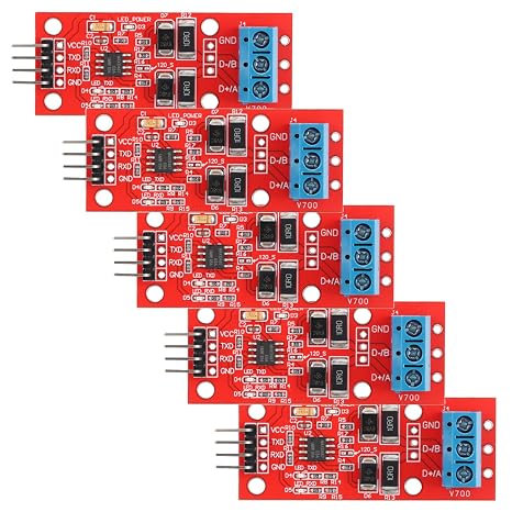 5pcs TTL to RS485 Module with UART Level Conversion, Auto Flow Control for Serial Communication