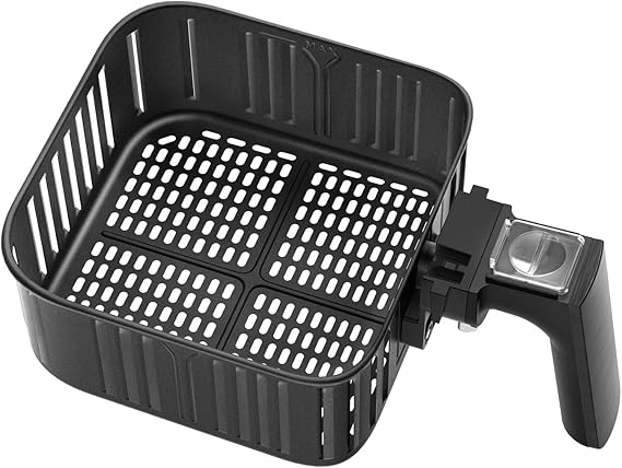 COSORI Air Fryer Replacement Basket 3.7QT For COSORI Black CP137-AF & CO137-AF Air Fryer, Non-Stick Fry Basket, Dishwasher Safe, C137-FB