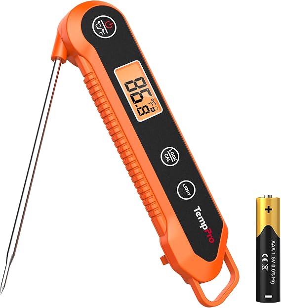 TempPro TempSwift 1 Sec Meat Thermometer Digital for Kitchen Cooking Food