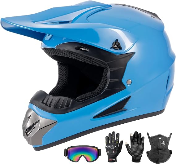 DOT Youth Dirt Bike Helmet, Kids Motorcycle Helmets