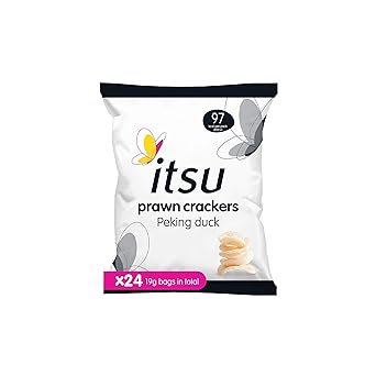 Itsu Grocery Peking Duck Prawn Crackers 19g (Pack of 24)