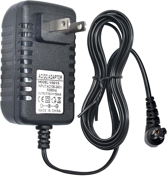 15V Charger for Black and Decker 90627870 Dustbuster Handheld Vacuum HHVI315JO42 HHVI320JR02 HFVB320J27 HLVA320JS10 S003AQU1500015 Power Adapter, Black