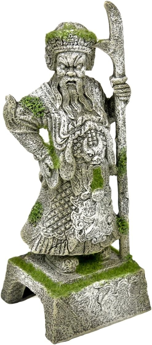 Blue Ribbon PET Products EE-695 Exotic Environments Thai Warrior Statue with Moss