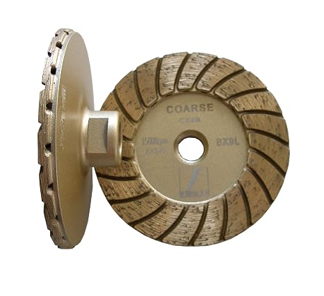 Disco 4" Coarse Turbo Cup Wheel, 5/8"-11 Threaded