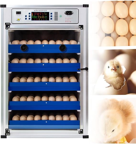 Egg Incubator for Hatching Eggs, Egg Incubator with Automatic Egg Turning and Automatic Water Addition with Egg Candler, Eggs Incubator for Hatching Chicken Poultry Pigeon Game Bird Eggs,340Eggs