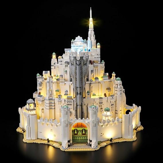 BRIKSMAX 2.0 Light Kit Compatible with Lego Icons The Lord of the Rings: Minas Tirith 11377 Building Sets - Original LED Lighting Kits (Accessories Only) for Display, Gifts & Collectors