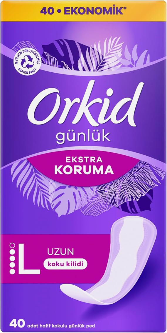 Orkid Günlük Ped Extra Koruma Uzun 40 Adet Ped
