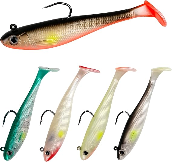 Paddle Tail Swimbait Fishing Lures for Bass Fishing