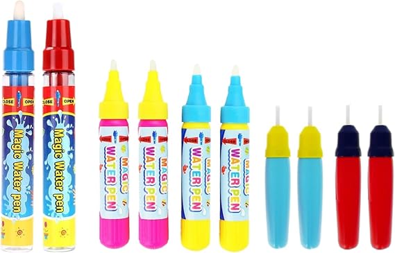 Rangebow Magic Water Doodle Pens for Aqua Drawing Mats (10 Pens)
