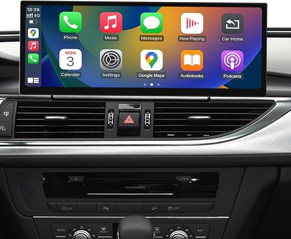 Road Top 12.3" CarPlay Screen for Audi A6 A7 with MIB2 System (2016-2018)