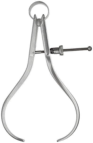 Starrett spring nut Outside Spring Calipers, Square Leg, 0"/0mm-6"/150mm Range