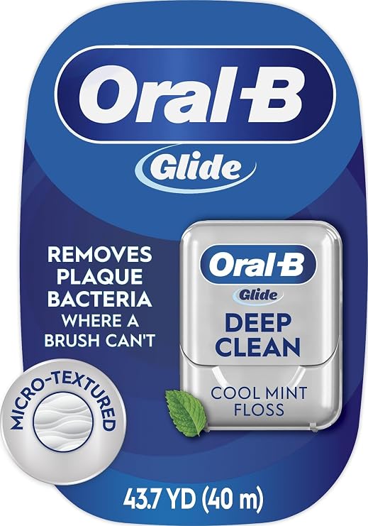 Oral-B Glide Deep Clean Cool Mint Dental Floss, 40m