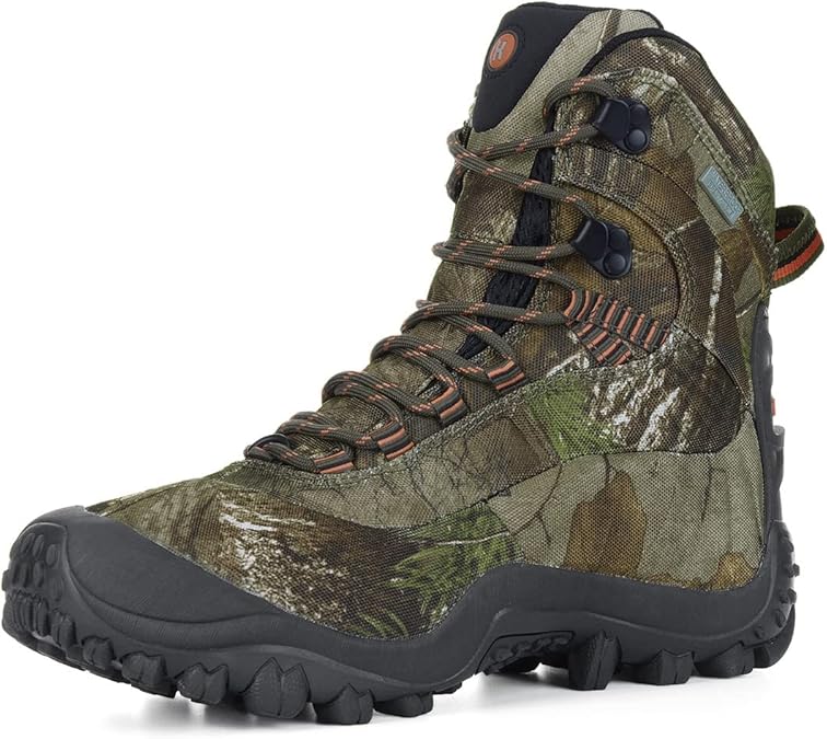 XPETI Mens Thermator Mid-Rise Lightweight Hiking Insulated Non-Slip Outdoor Boots