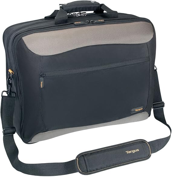 Targus CityGear Los Angeles Top Load Case for 17 Inch Notebooks TCG417 (Black with Grey)