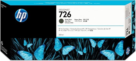 HP CRTDG,HP726,300ML,Matte BK