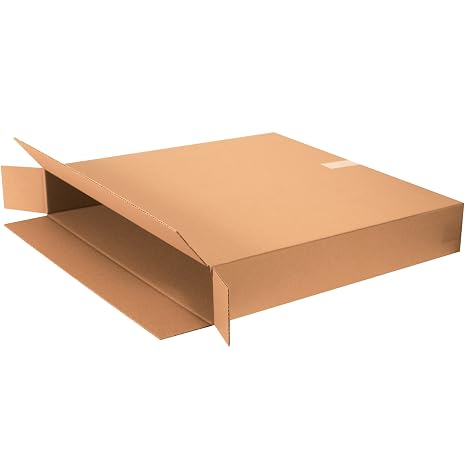 Boxes Fast Flat Panel TV Moving Boxes, 46"L x 8"W x 30"H, Kraft, (Pack of 5)