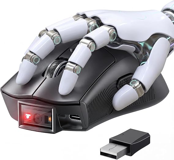 Eyoyo Wireless Mouse Barcode Scanner: Portable Bluetooth QR Code Scanner
