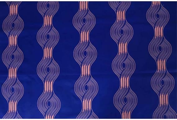 RealWax Fabric - African Print Fabric 6 Yards/Piece Pattern New Print Ankara 24FS1201