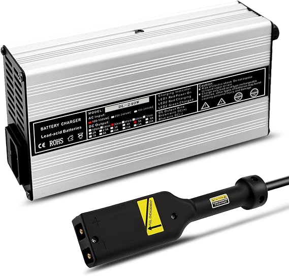 Nakkaa 36V 5A with D Plug Volt Battery Charger Replacement for EZGO Txt Medalist Golf Cart