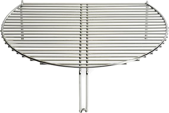 Kamado Joe Stainless Steel Grill Grate Expander to Expand Cooking Space and Indirect Cooking for Big Joe 24-inch Charcoal Grill and Smokers, Model BJ-SCS